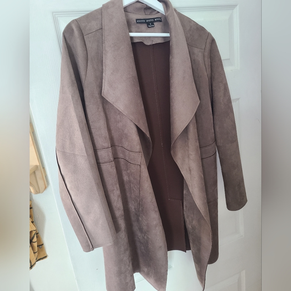 Grey brown dress coat